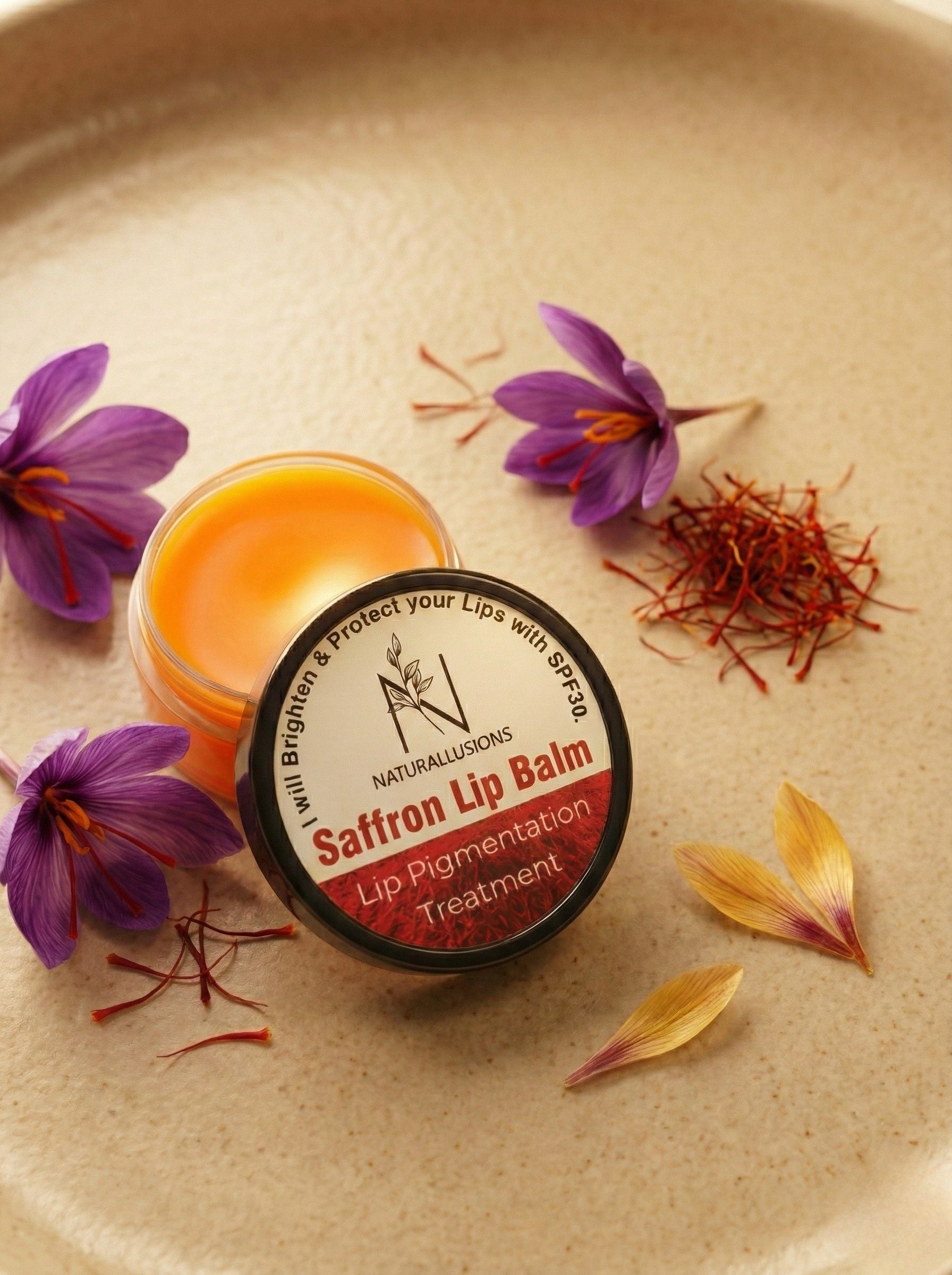 Saffron Lip Balm
